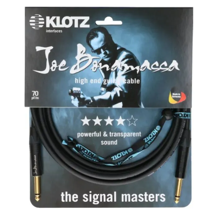 Інструментальний кабель Klotz Joe Bonamassa Guitar Cable 3 m (236034)