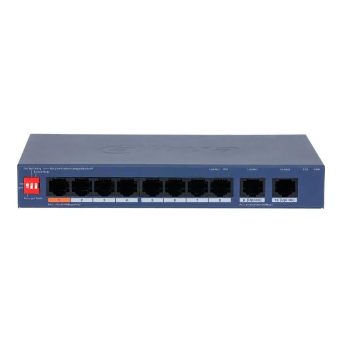 Коммутатор сетевой Dahua DH-CS4010-8ET2GT-60 изображение 2