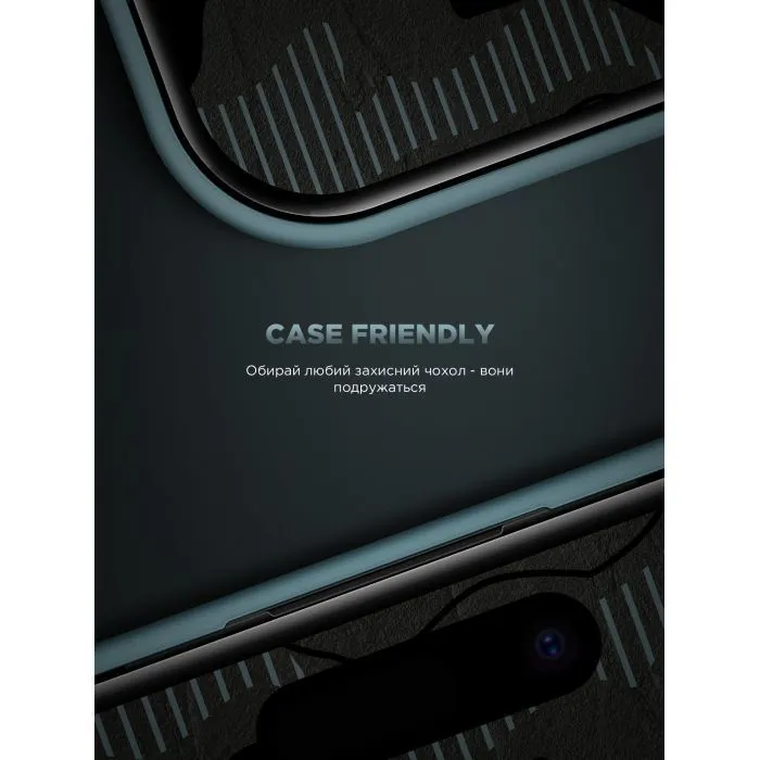 Стекло защитное Armorstandart Infinity Black Icon 2.75D Apple iPhone 18 Pro Max (ARM91943) изображение 8