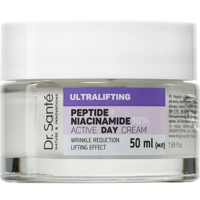 Крем для обличчя Dr. Sante Ultralifting Day Cream Пептид + Ніацинамід 50 мл (4823015946806)