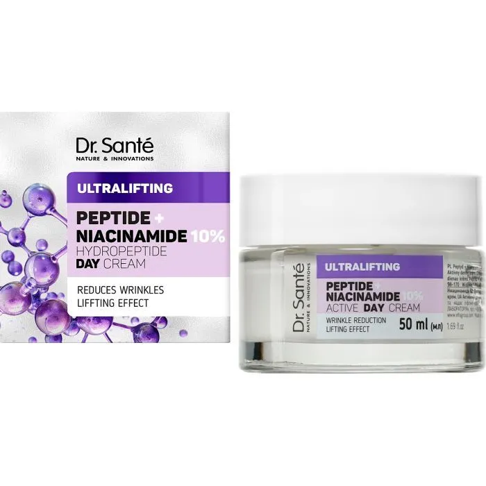 Крем для обличчя Dr. Sante Ultralifting Day Cream Пептид + Ніацинамід 50 мл (4823015946806) зображення 2