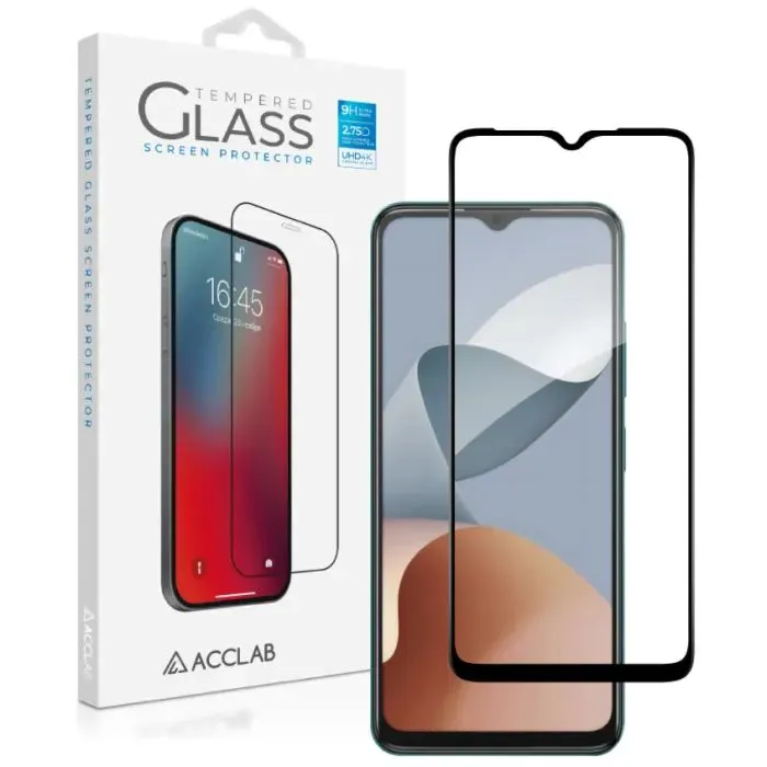 Скло захисне ACCLAB Full Glue ESD ZTE Blade A34 Black (1283126620942)
