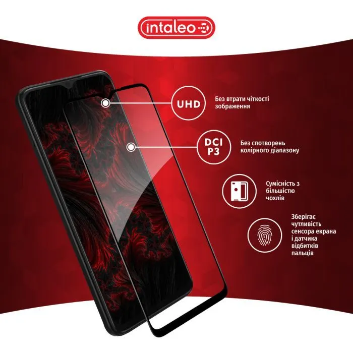 Скло захисне Intaleo Full Glue ESD ZTE Blade A54 Black (1283126621024) зображення 4