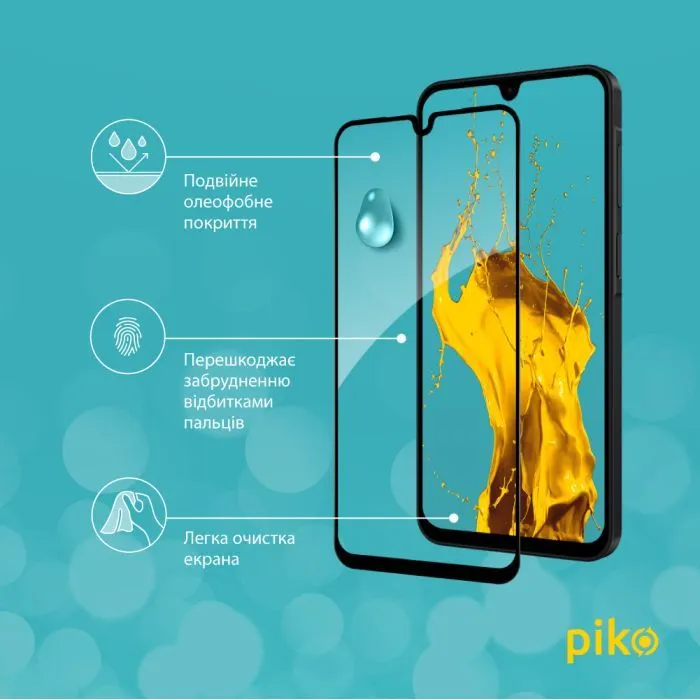 Скло захисне Piko Full Glue ESD Samsung Galaxy A18 Black (1283126641121) зображення 5