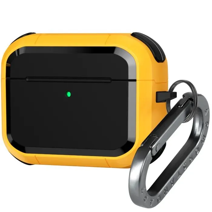Чехол для наушников Armorstandart Panzer For Apple Airpods Pro 3 Yellow (ARM90047)