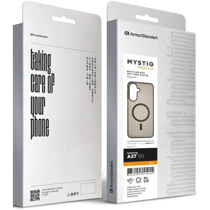 Чохол до мобільного телефона Armorstandart Mystiq MagCase Samsung A27 5G Black (ARM91611) зображення 3