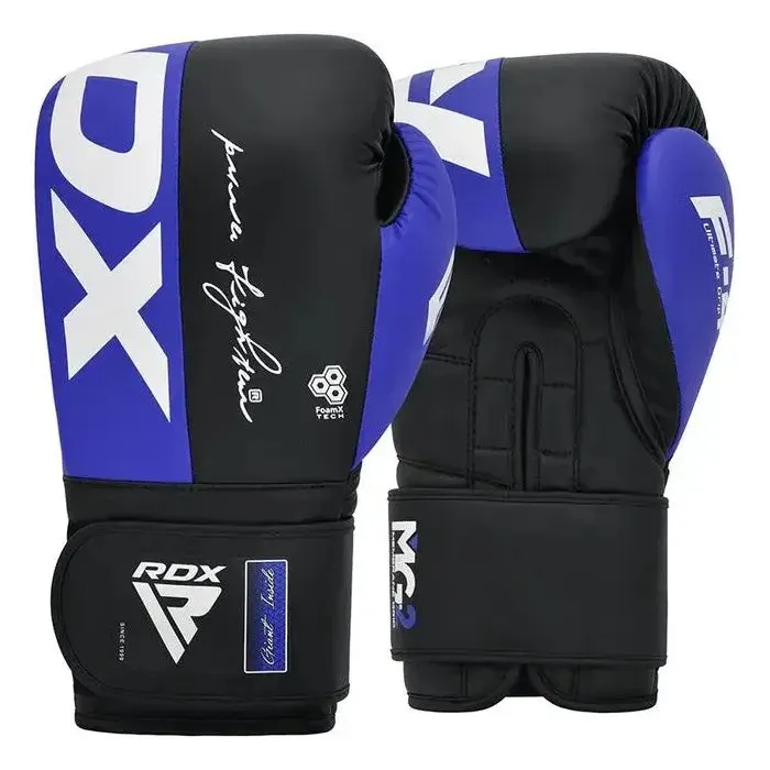 Боксерські рукавички RDX Rex F4 Blue/Black 12 oz (BGR-F4U-12OZ) зображення 2
