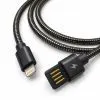 Дата кабель USB 2.0 AM to Lightning 1.0m 2.4A metal black XoKo (XK-CTL-001-BK) зображення 3