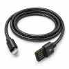Дата кабель USB 2.0 AM to Lightning 1.0m 2.4A metal black XoKo (XK-CTL-001-BK)