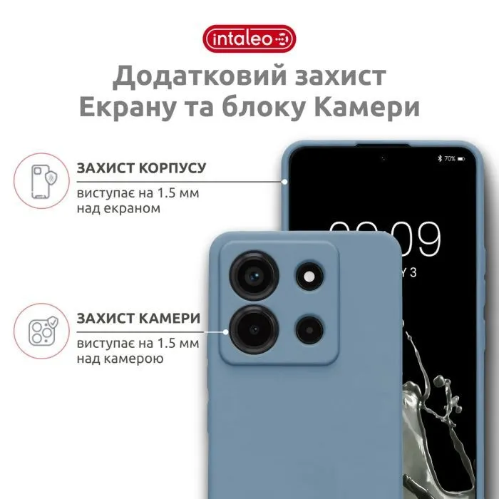 Чохол до мобільного телефона Intaleo SoftShell Moto G15/G15 Power Light Blue (1283126632327) зображення 3