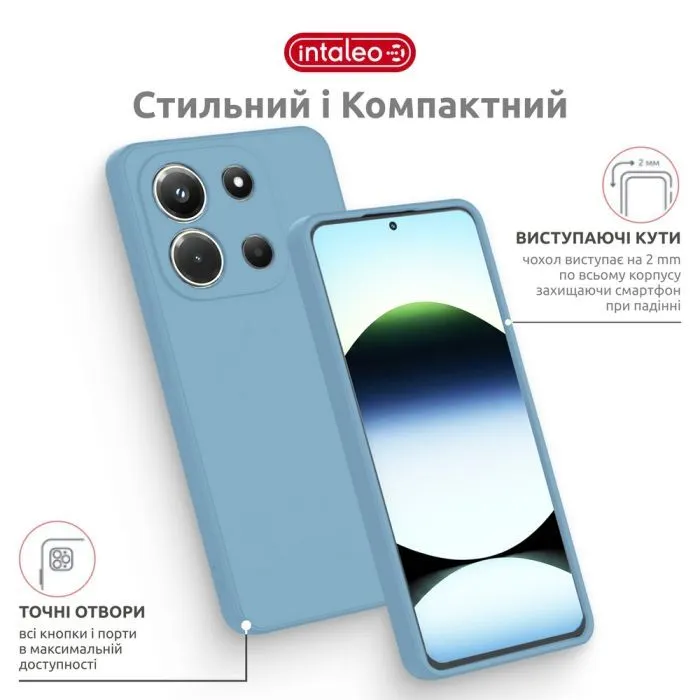 Чохол до мобільного телефона Intaleo SoftShell Moto G15/G15 Power Light Blue (1283126632327) зображення 4