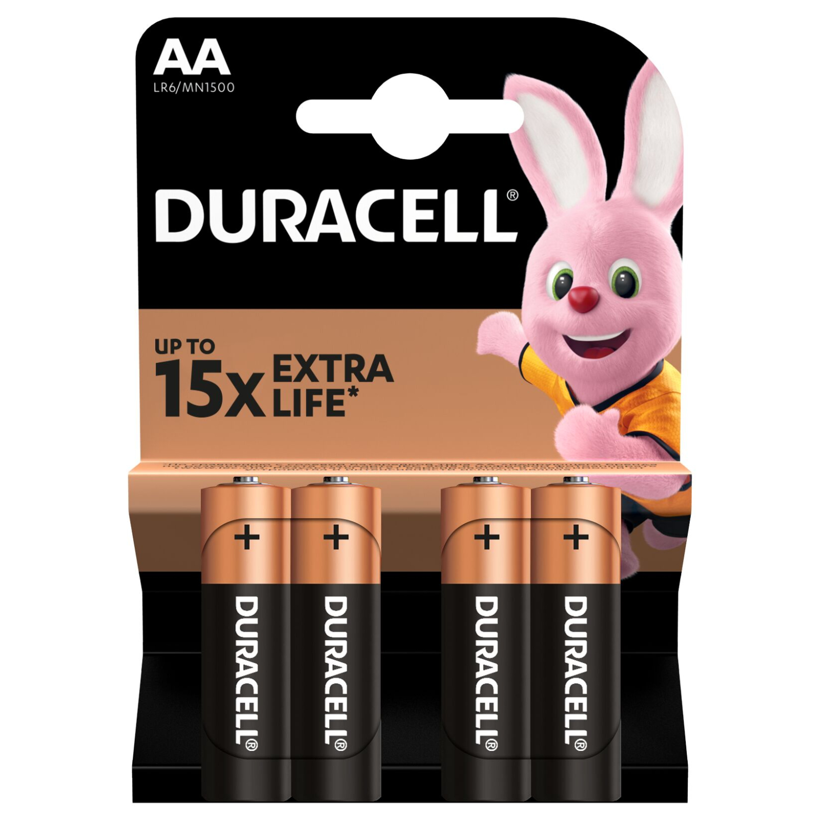 Батарейка Duracell AA лужні 4 шт. в упаковці (5000394052536 / 81551270) изображение 2