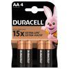 Батарейка Duracell AA лужні 4 шт. в упаковці (5000394052536 / 81551270) изображение 2