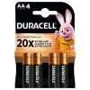 Батарейка Duracell AA лужні 4 шт. в упаковці (5000394052536 / 81551270) изображение 2
