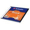 Диск DVD Verbatim 4.7Gb 16X SlimBox 1шт MatteSilv AZO (43547-1disk) изображение 2