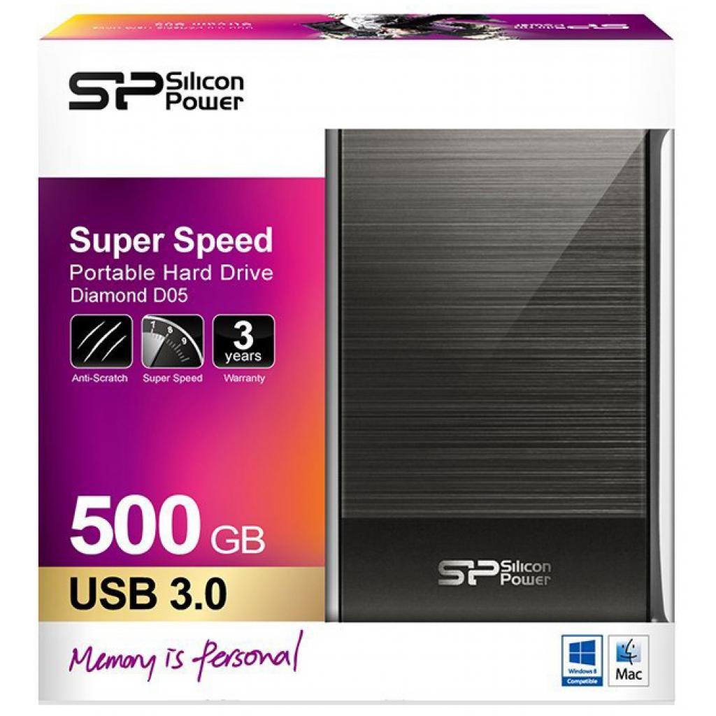 Внешний жесткий диск 2.5" 500GB Silicon Power (SP500GBPHDD05S3T) изображение 9