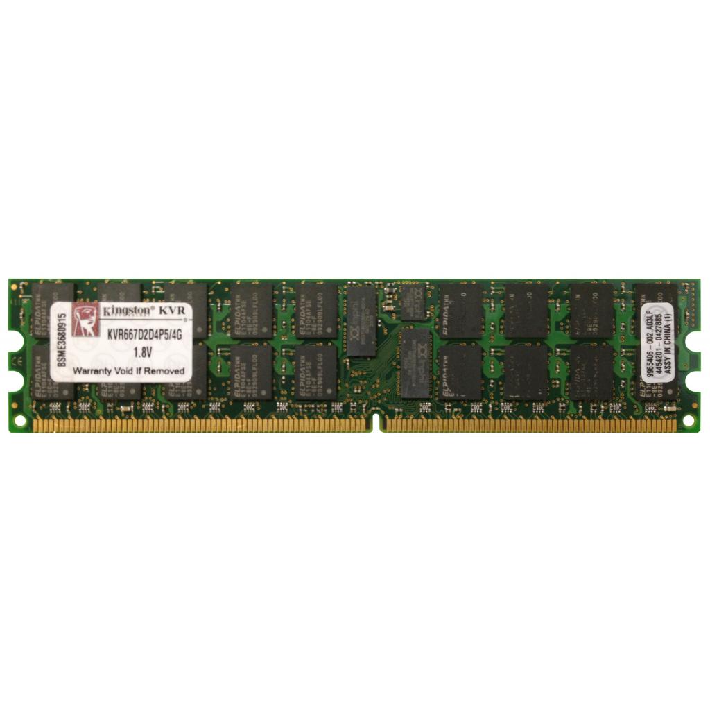 Модуль пам'яті для сервера DDR2 4096Mb Kingston (KVR667D2D4P5/4G)