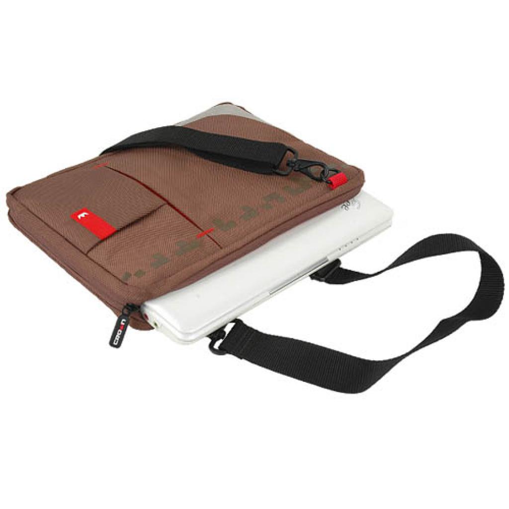 Сумка для ноутбука Crown 10.2 Genuine Sling Bag/brown (SBG4410BN) зображення 2
