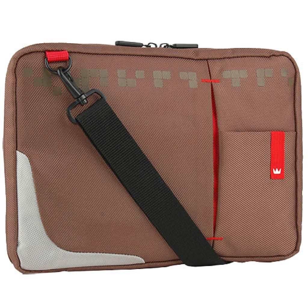 Сумка для ноутбука Crown 10.2 Genuine Sling Bag/brown (SBG4410BN)