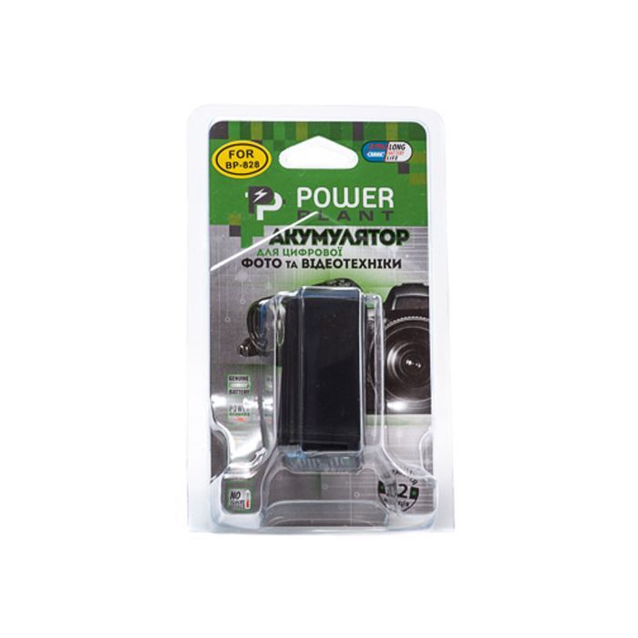 Аккумулятор к фото/видео PowerPlant Canon BP-828 Chip (DV00DV1372) изображение 3