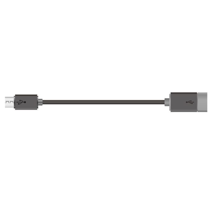 Дата кабель OTG USB 2.0 AF to Micro 5P 0.15m Prolink (PB491-0015) изображение 2