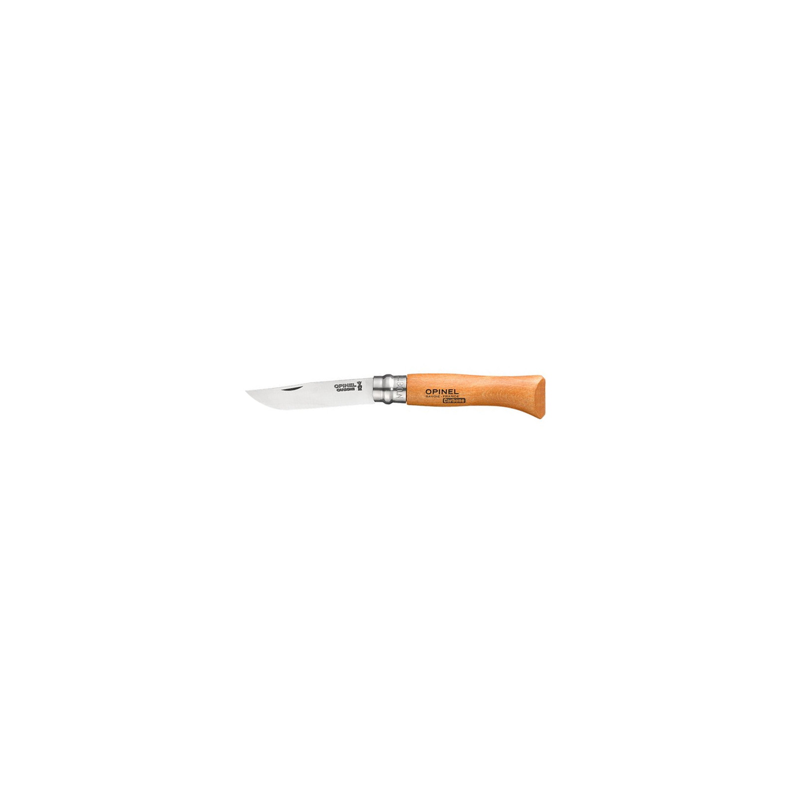 Нож Opinel №8 Carbone VRN, без упаковки (113080)