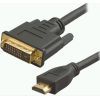 Кабель мультимедийный HDMI M to DVI M 1.8m 24+1pin Atcom (3808)