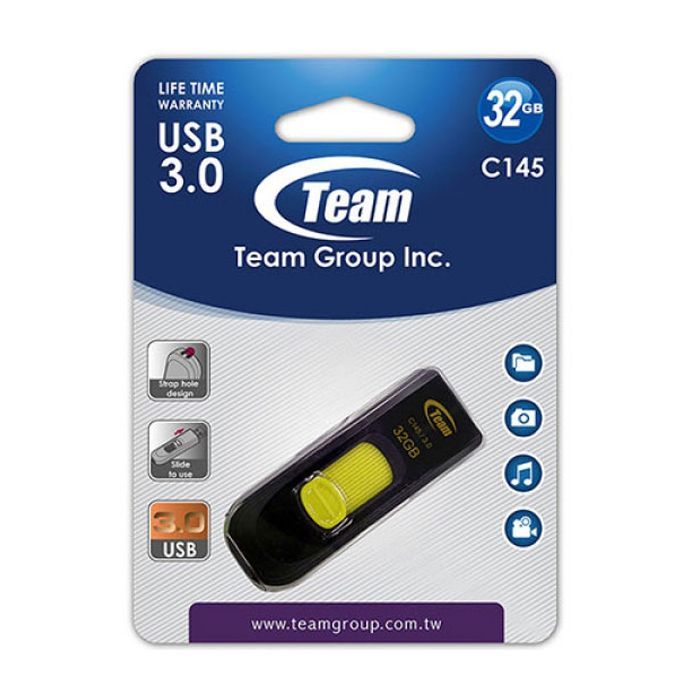 USB флеш накопитель Team 16Gb C145 Blue USB 3.0 (TC145316GL01) изображение 5