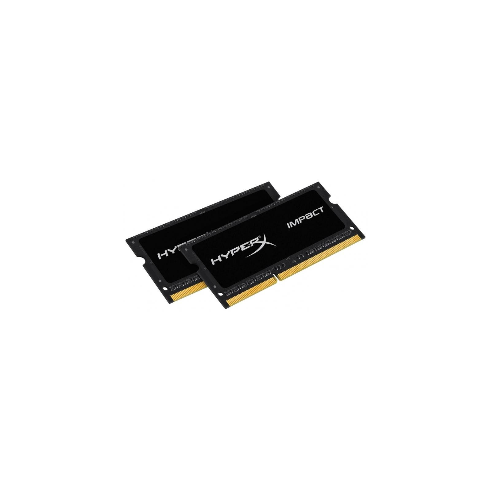 Модуль памяти для ноутбука SoDIMM DDR3L 16GB (2x8GB) 1600 MHz Kingston Fury (ex.HyperX) (HX316LS9IBK2/16) изображение 2