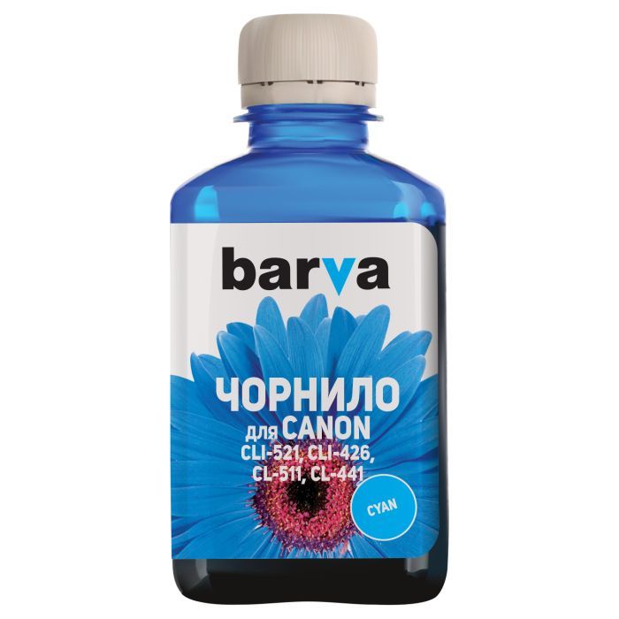 Чернила Barva Canon CLI-521/CL-511 Cyan 10x100мл ServicePack (C521-1SP-C)
