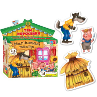 Настольная игра Vladi Toys Магнитный театр Три поросенка (VT3206-11) изображение 2