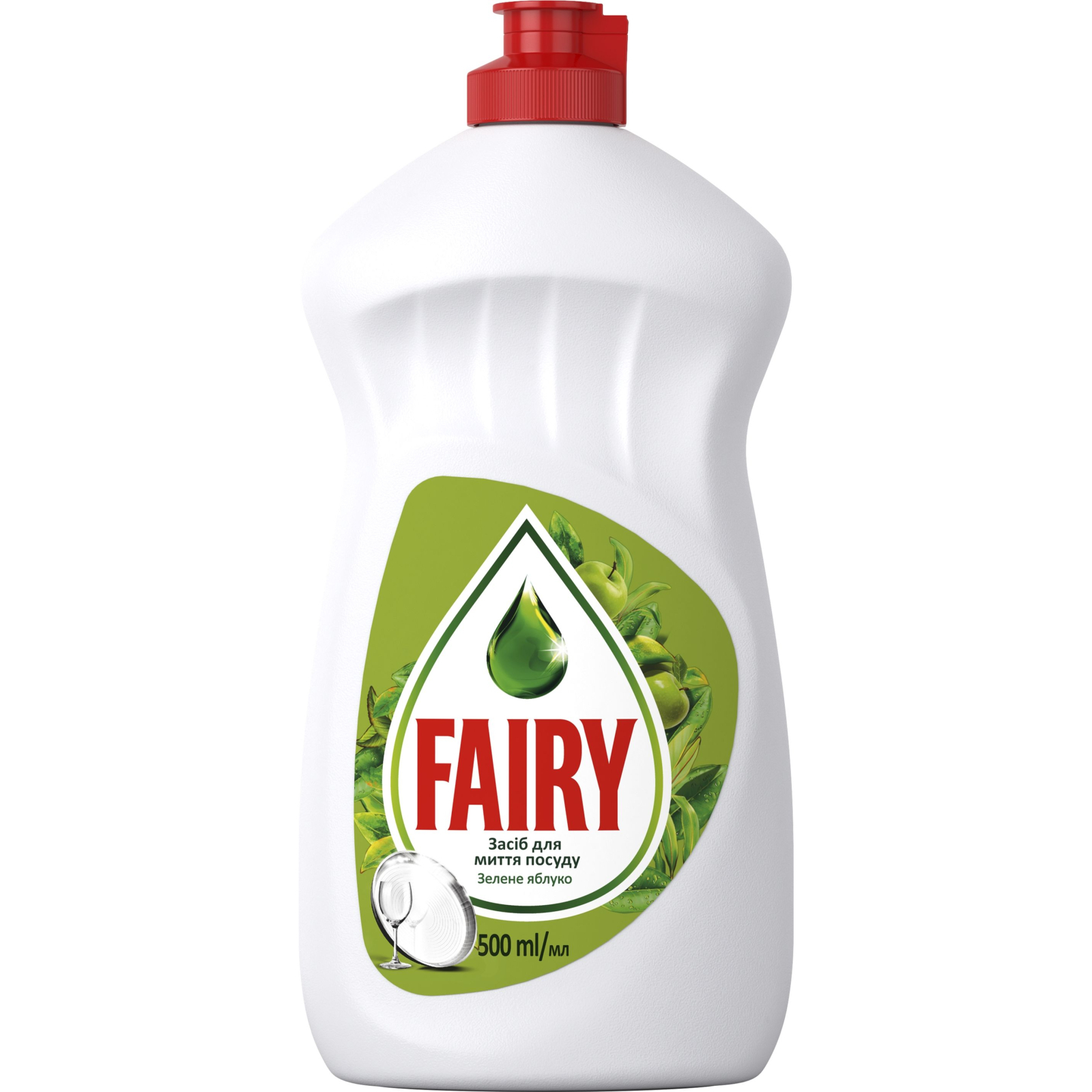 Средство для ручного мытья посуды Fairy Зеленое яблоко 500 мл (5413149313873)
