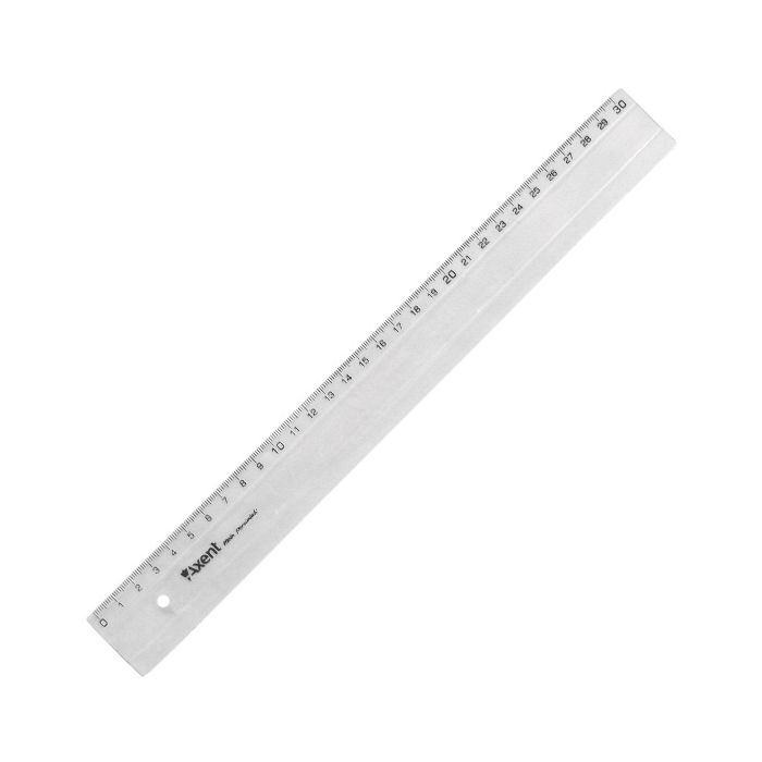 Лінійка Axent plastic, 30cm, clear (7330-А)