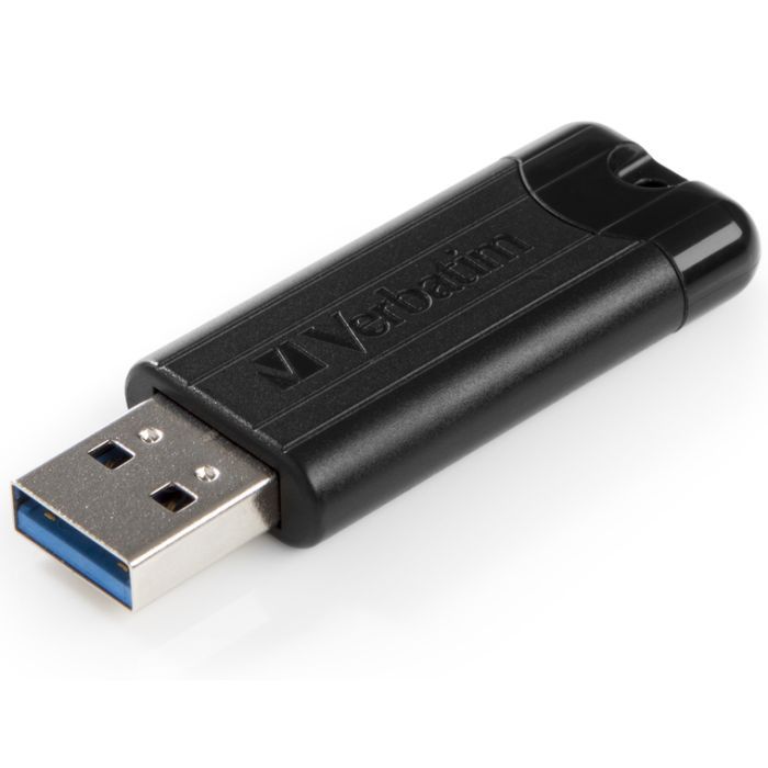 USB флеш накопитель Verbatim 32GB PinStripe Black USB 3.0 (49317) изображение 4