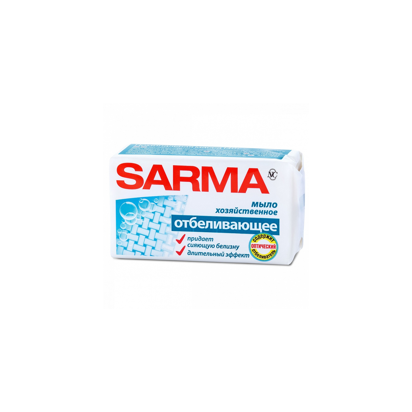 Отбеливатель Sarma хозяйственное мыло 140 г (4600697111490)