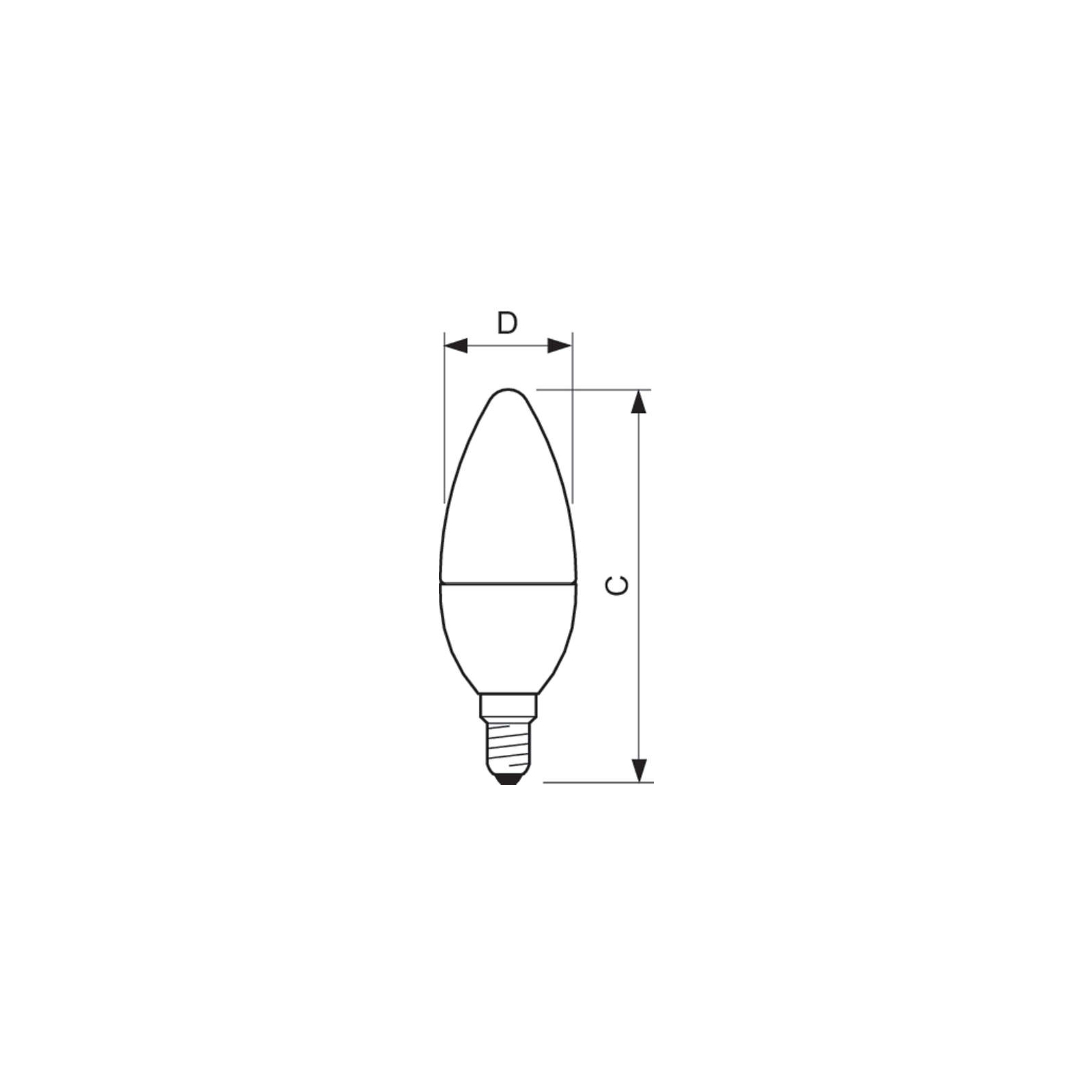 Лампочка Philips candle DT E14 6-40W 827 B38 CL AP Master (929001140408 ...