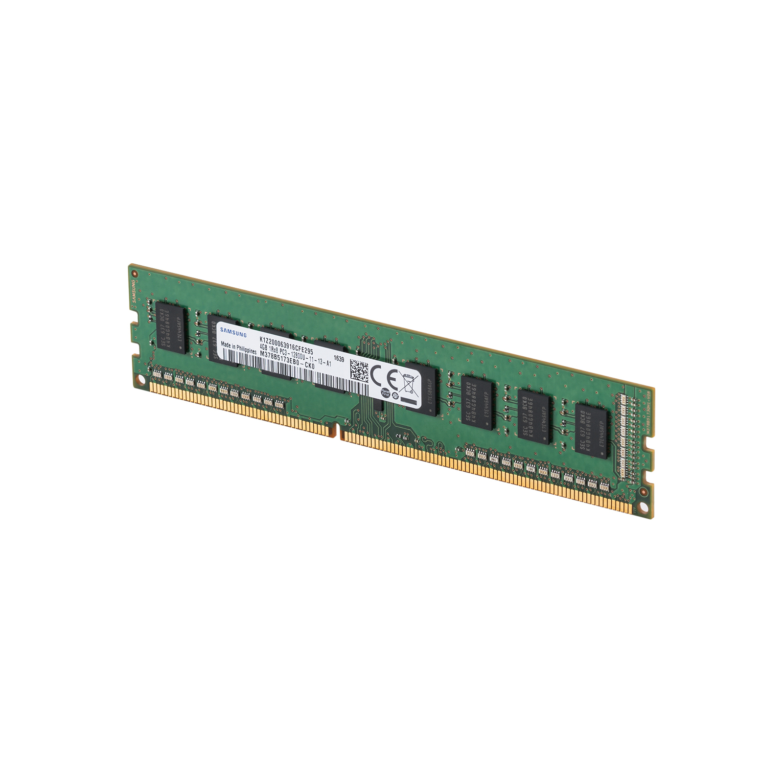 Модуль памяти для компьютера DDR3 4GB 1600 MHz Samsung (M378B5173EB0-CK0) изображение 3