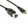Дата кабель USB 3.0 Type-C to BM 1.5m PowerPlant (KD00AS1275) зображення 2