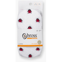 Колготки детские Bross с божьими коровками белые (12194-3-5G-white) изображение 4
