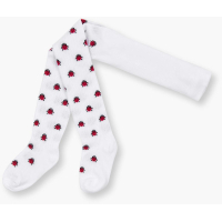 Колготки детские Bross с божьими коровками белые (12194-3-5G-white) изображение 5