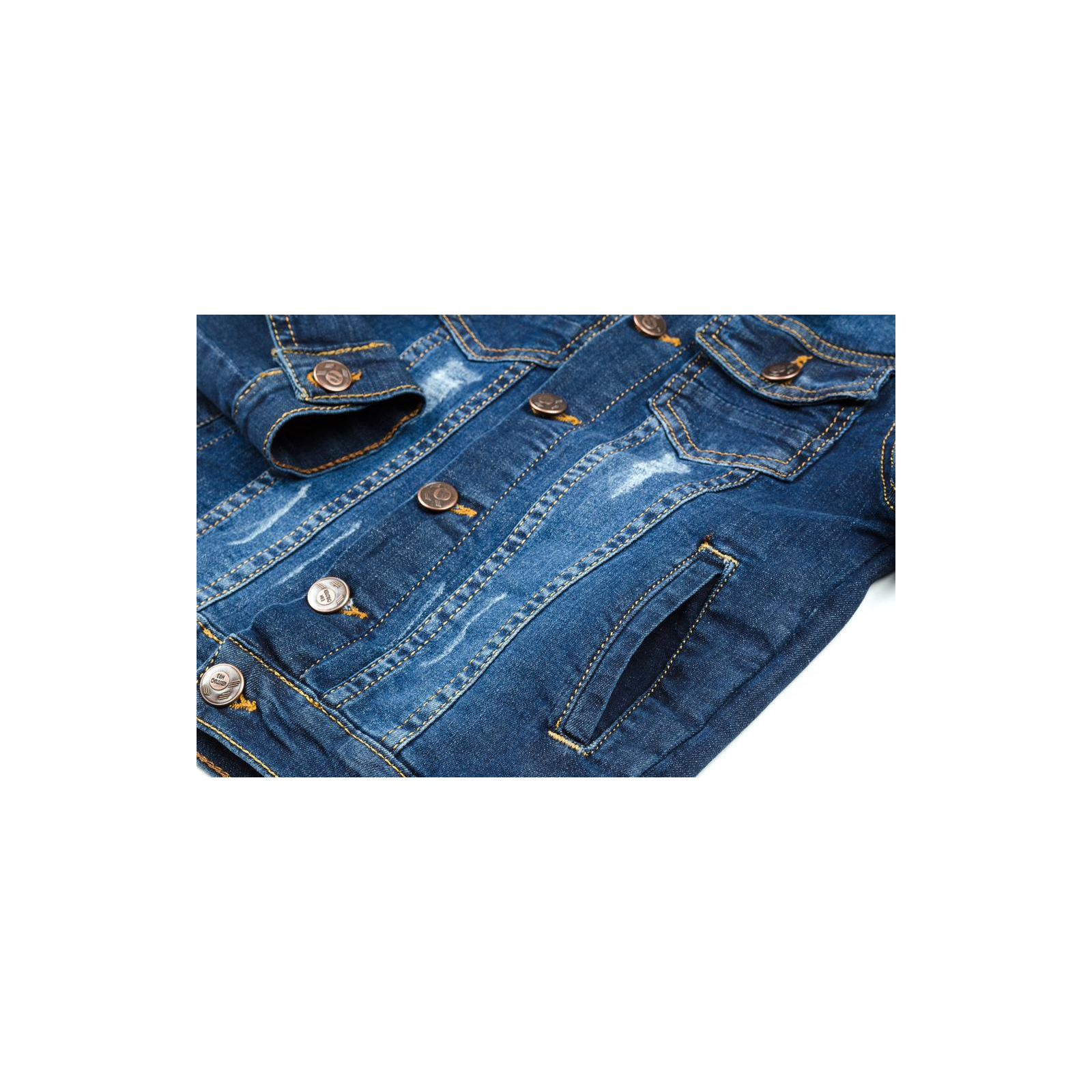 Куртка Breeze джинсовая (20057-116B-blue) изображение 4