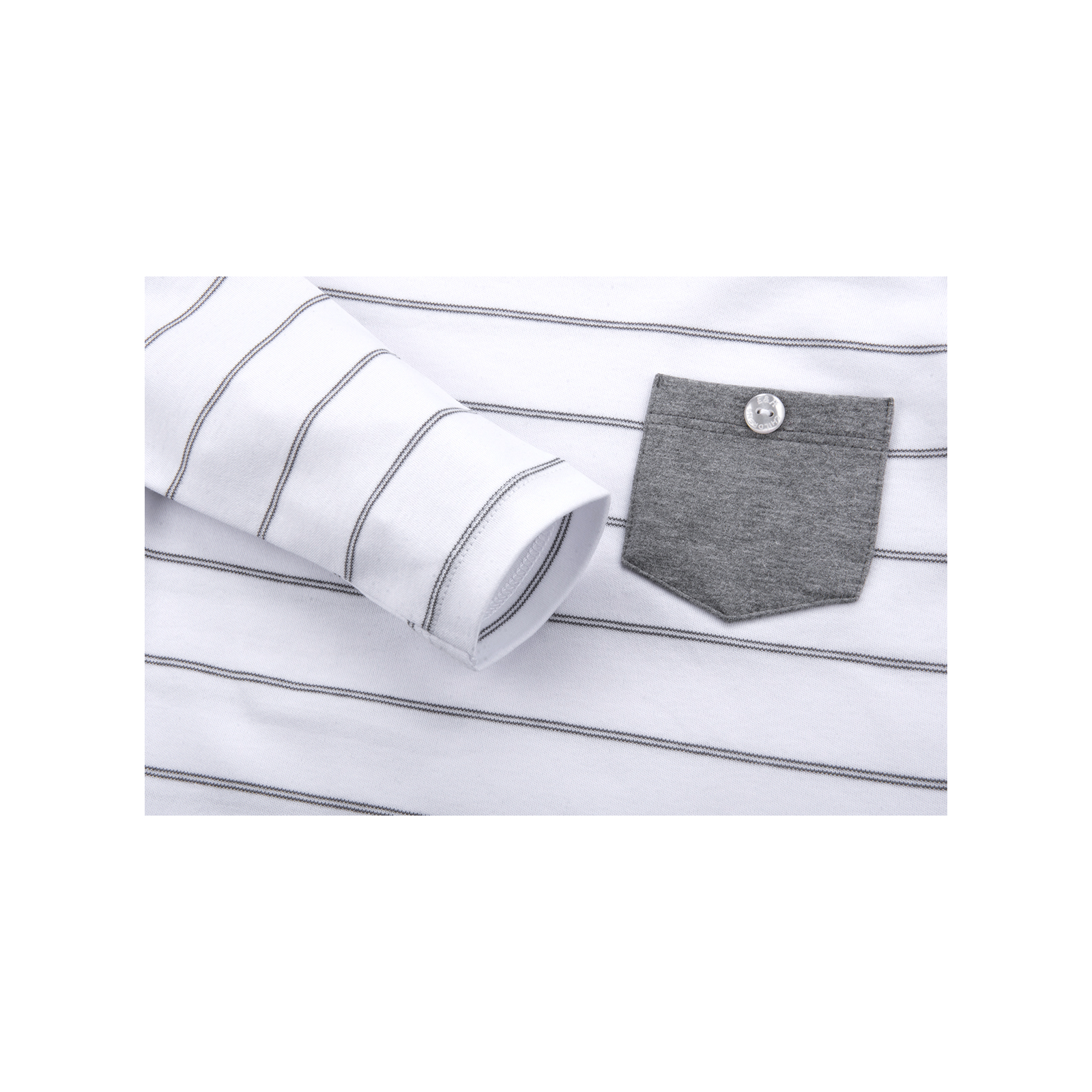 Набор детской одежды E&H в полосочку и с карманчиком (8999-74B-gray) изображение 6
