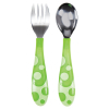 Набір дитячого посуду Munchkin Ложка + вилка зелені (011404.03)