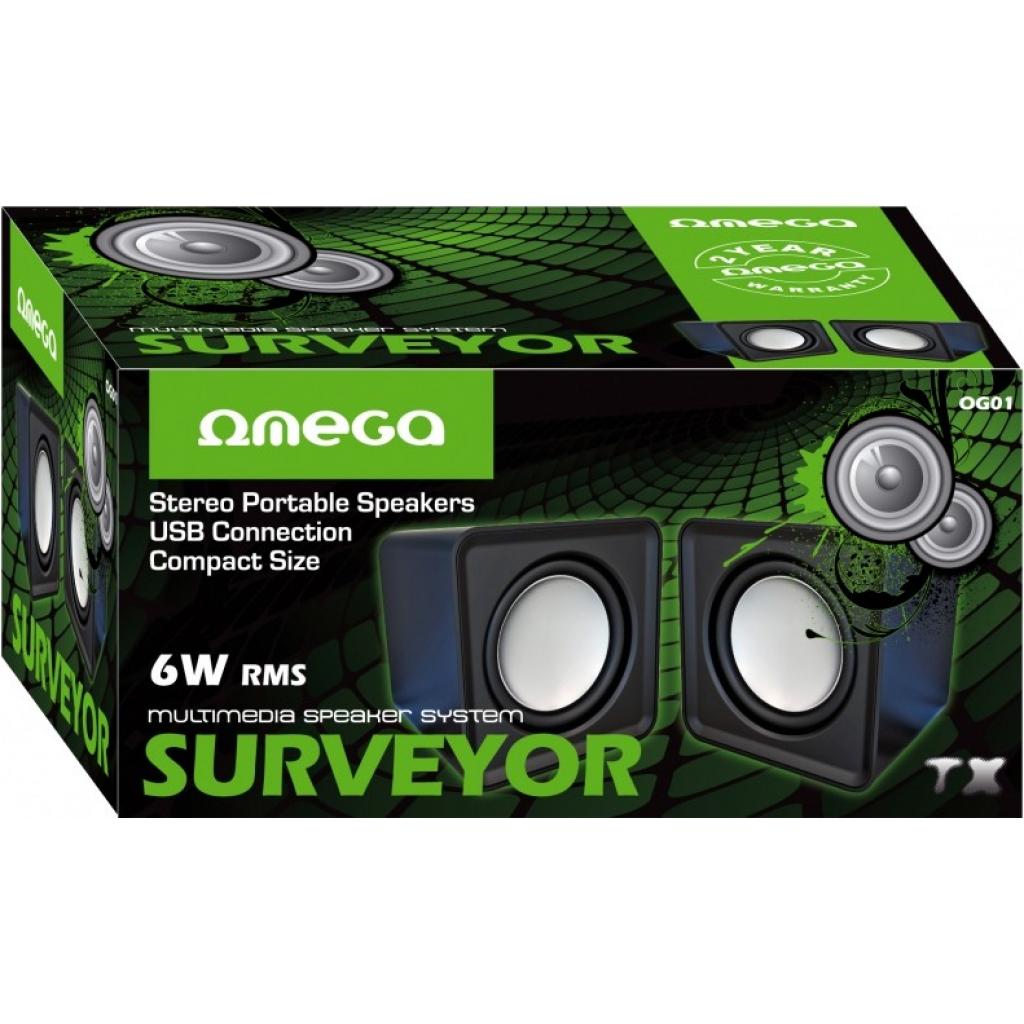 Акустична система Omega OG-01 SURVEYOR 6W black USB (OG01) зображення 3