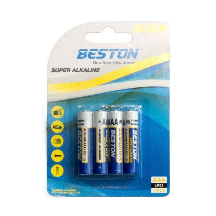 Батарейка Beston AAA 1.5V Alkaline * 4 (AAB1833)