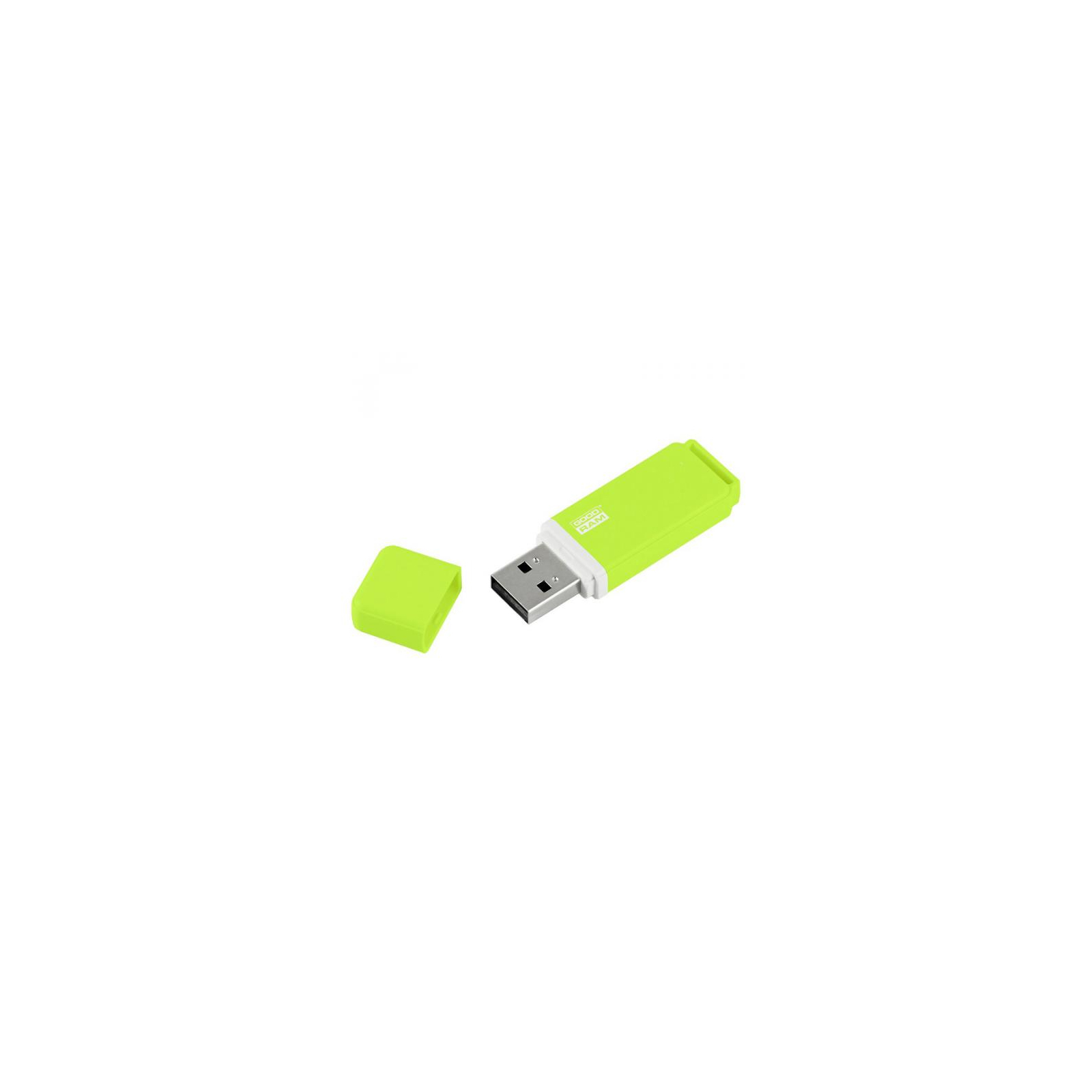 USB флеш накопитель Goodram 8GB UMO2 Orange Green USB 2.0 (UMO2-0080OGR11) изображение 3