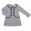 Платье детское Breeze с пуговичками (9680-92G-gray)