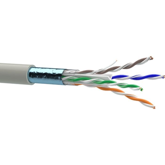 Кабель сетевой OK-Net FTP 305м cat.6 (F/UTP-cat.6) (КПВЭ-ВП (250) 4*2*0,54)