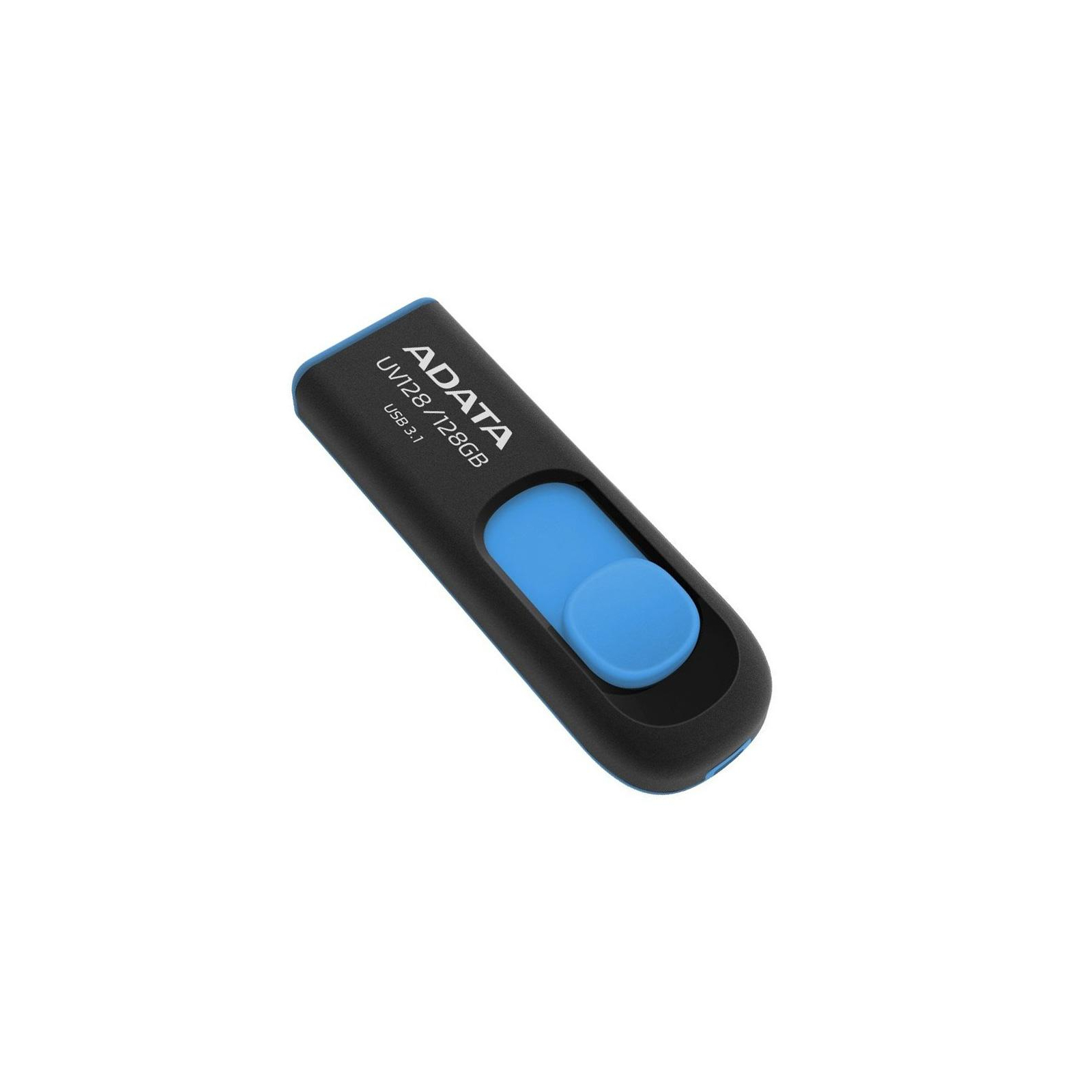 USB флеш накопитель ADATA 16Gb UV128 black-yellow USB 3.0 (AUV128-16G-RBY) изображение 3