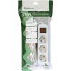 Сетевой удлинитель Defender S350 5.0 m 3 роз switch white (99235) изображение 4